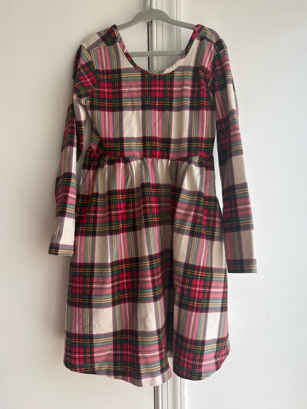 Hanna Andersson Holiday Plaid Kids Dress size 5